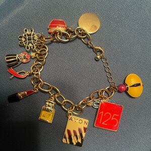 Avon 125 year anniversary charm bracelet